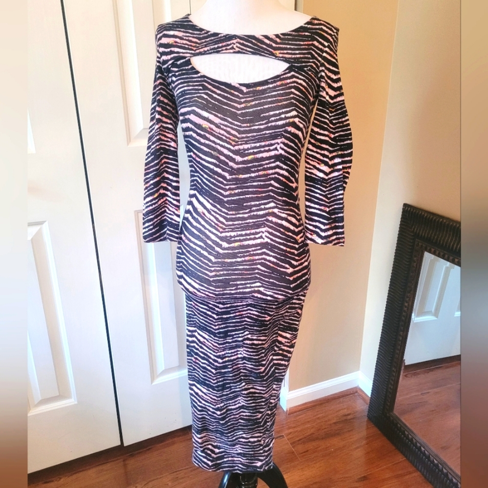 Material Girl By Madonna Zebra Colored Dress